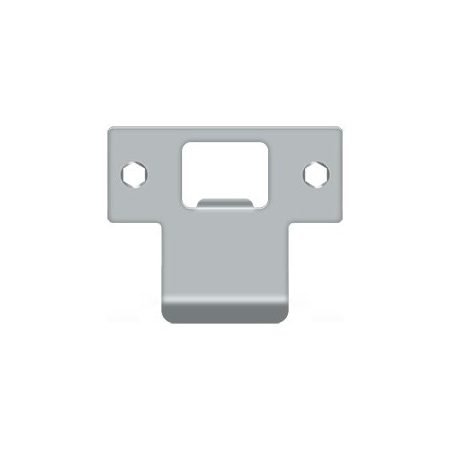 Deltana 2-1/4 Width Extended Lip T-Strike Plate Brushed Chrome TSPE225U26D